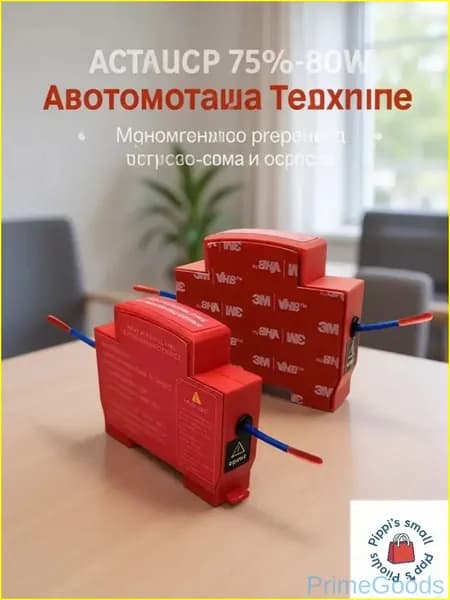 Самоактивирующийся огнетушитель для электрических шкафов, двойное сопло, монтаж на клей