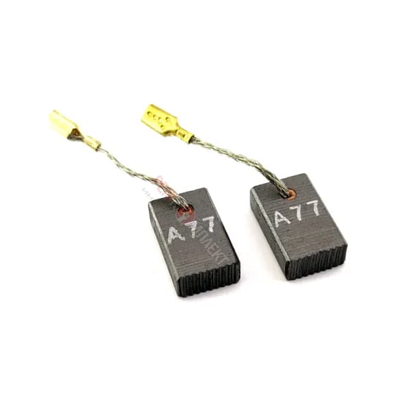 Угольная щетка 5х10х16 поводок, клемма мама 3мм (BOSCH A77) (арт. 536) 2 комплекта