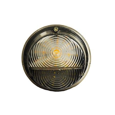 ПФ 130АС LED ДХО, серый, металл, 12В Фонарь передний светодиодный УАЗ, ГАЗ, ЗИЛ