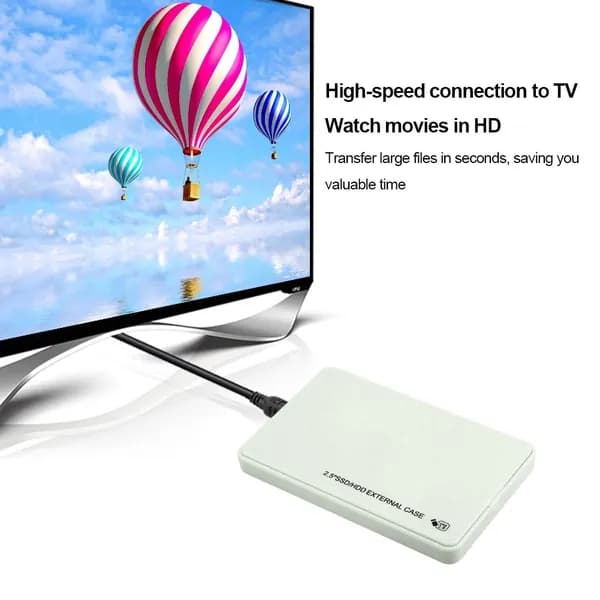 Внешний корпус для 2,5" SATA-накопителя с USB 2.0 и питанием от USB