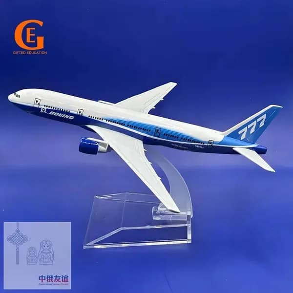 Металлическая Модель Самолета Боинг 777, Авиакомпания Boeing 777