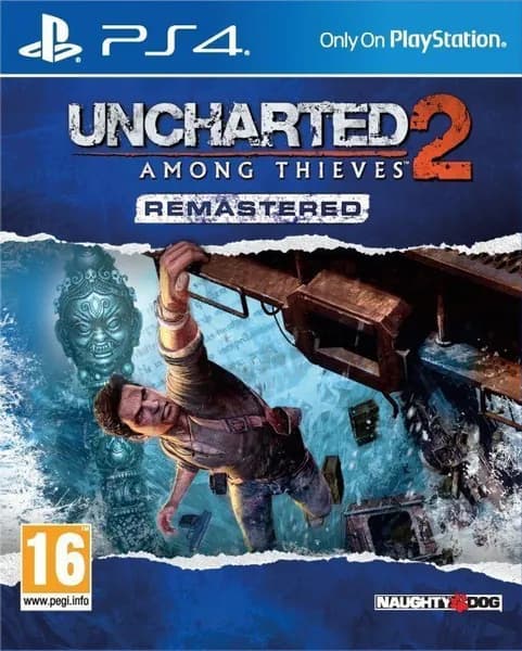 Игра Uncharted 2 Among Thieves (Среди воров) Remastered PS4 Русская Версия Диск на PS 4