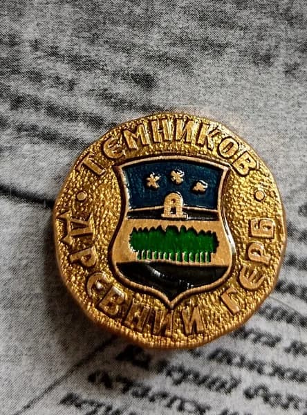 Значок СССР Темников древний герб