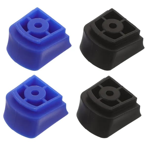 Набор резиновых тормозных блоков для роликовых коньков детей, черно-синие, 4 шт