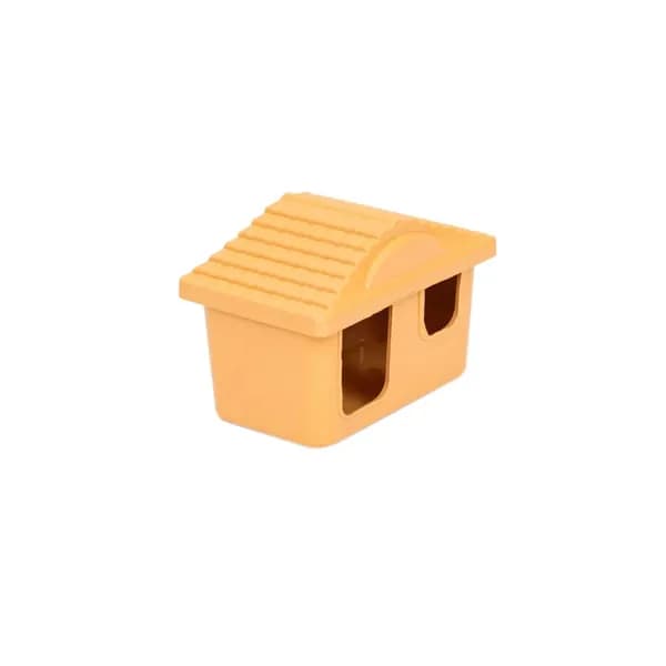 HOMEPET Домик для грызунов малый, пластиковый, бежевый/
