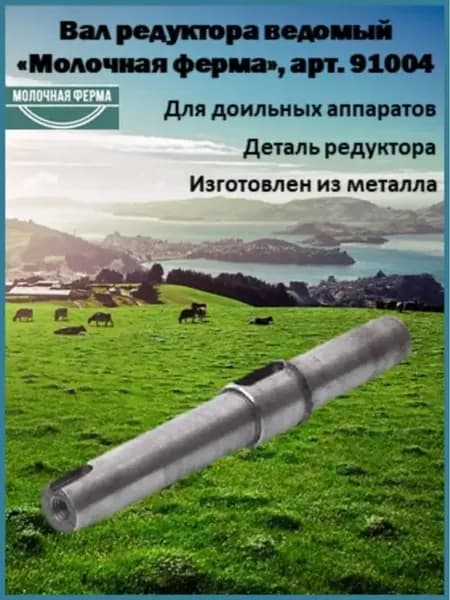 Вал редуктора ведомый, 91004