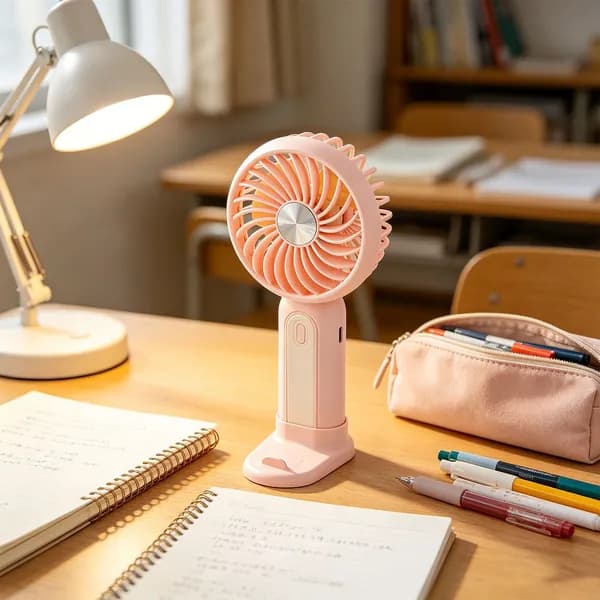 Портативный вентилятор ZFK260407002, розовый
