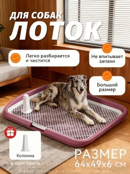 Лоток для собак под пеленку большой