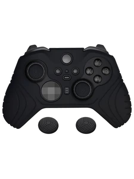 PlayVital Чехол для Xbox Elite Series 2, силиконовый антискользящий Samurai, черный