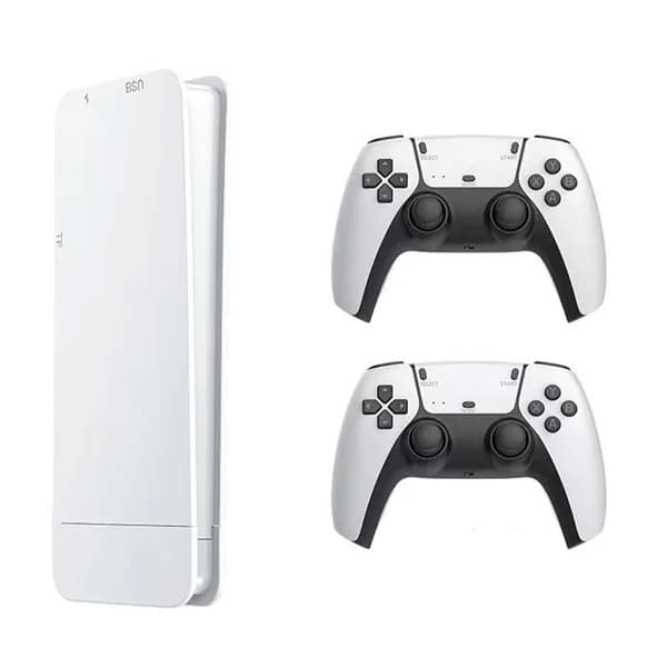 Игровая консоль с поддержкой 4K, Беспроводной игровой контроллер, Ностальгические игры для всей семьи
