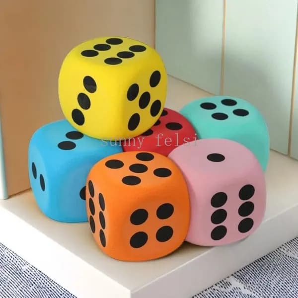 Большой пенопластовый кубик для счета, 1