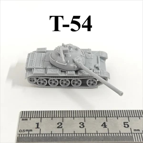 Миниатюрная модель танка в масштабе 1:144, напечатанная на 3D-принтере, из смолы, советские основные боевые танки Второй мировой войны T34/KV1 /IS2/T26, Россия Т72/Т80/Т90