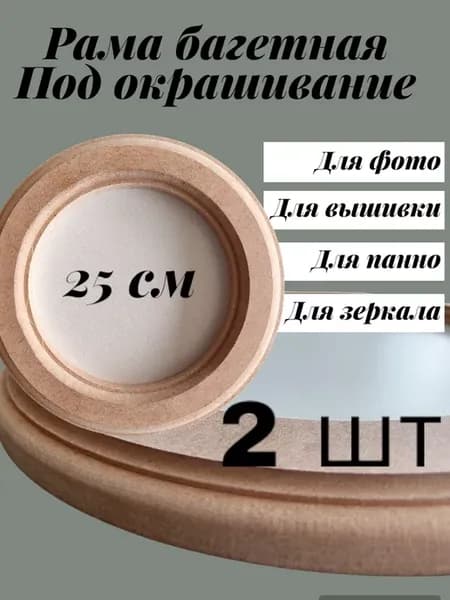 Рамка круглая для фото 2 шт