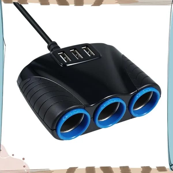 Прикуриватель, черный USB адаптер, для транспортных средств и гаджетов