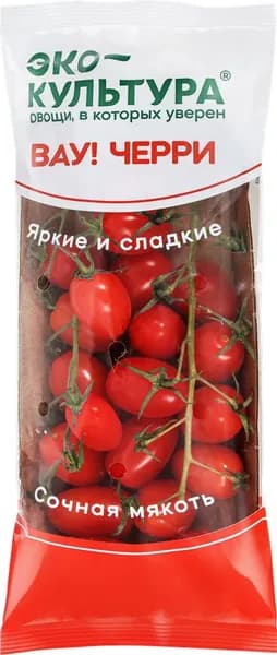 Томаты черри ЭКО-КУЛЬТУРА Ароматто, сливовидные на ветке, 200г - 3 шт.