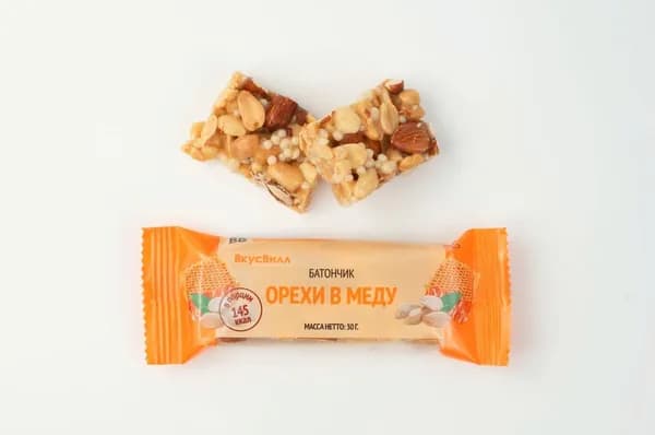 Батончик "Орехи в меду"