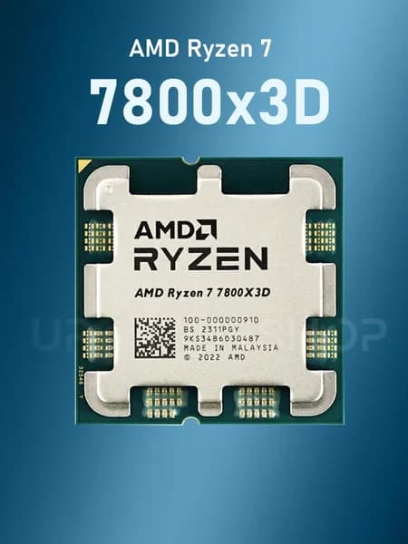 Процессор для компьютера игровой AMD Ryzen 7 7800x3D OEM AM5