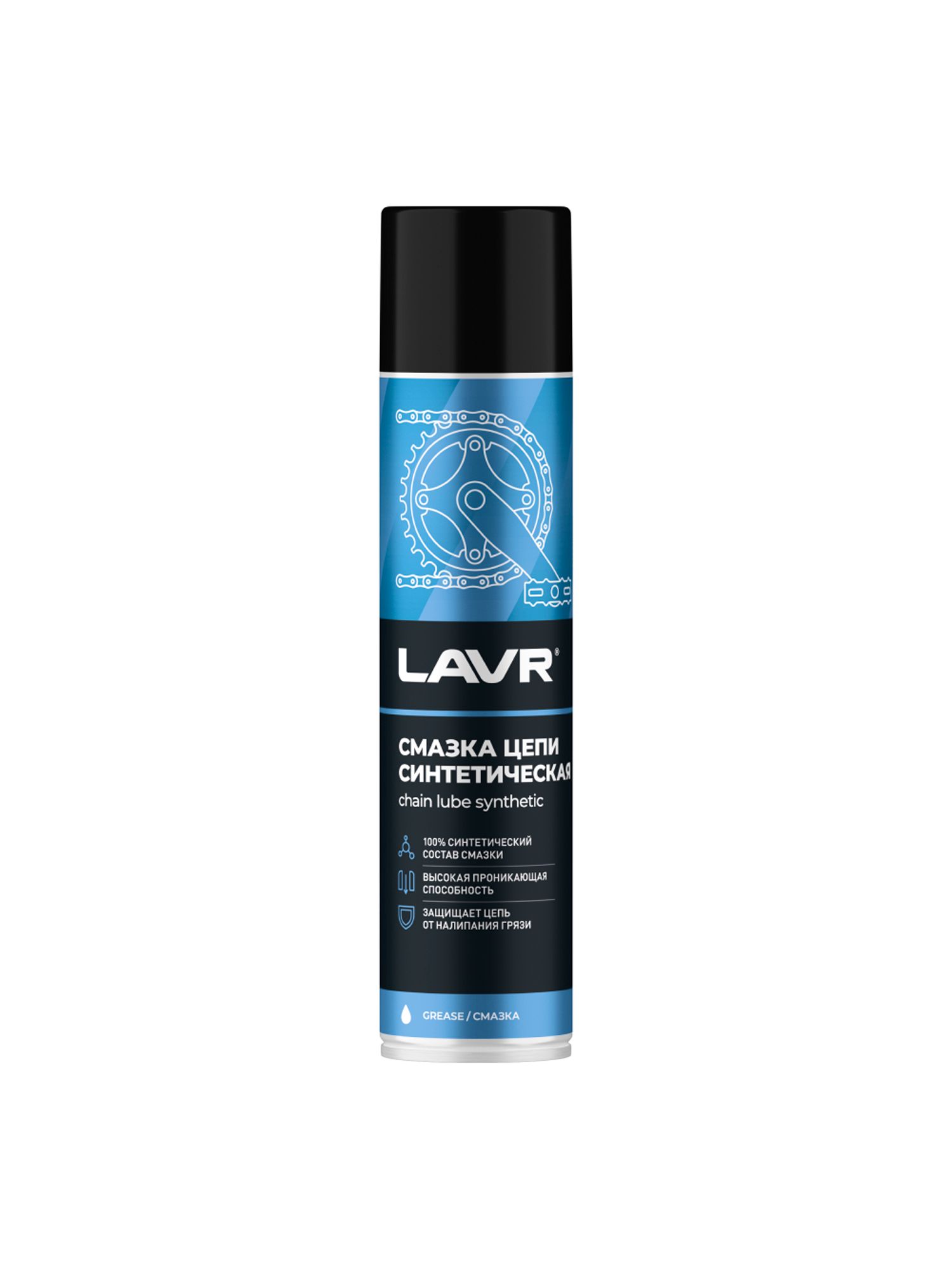 Смазка цепи синтетическая LAVR, 400 мл / Ln1906