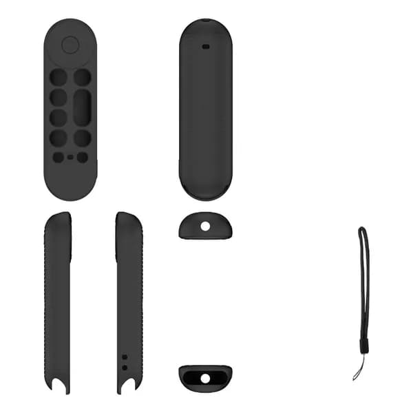Силиконовый чехол для пульта Google TV Streamer 4K, чёрный