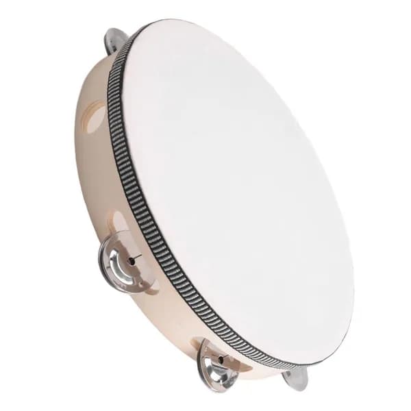 (H G E Y)-Tambourine Metal Tambourine Jingles Percussion Gift Музыкальный Образовательный Инструмент Для Взрослых