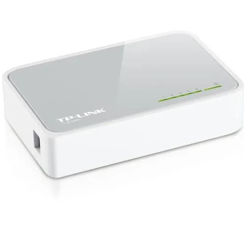 TP-LINK TL-SF1005D, 5 портов, мегабит, неуправляемый, настольный коммутатор
