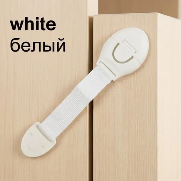 Новый замок-фиксатор для шкафов и ящиков, защита для детей и малышей, тканевый ремешок для двери, удлинитель для шкафа, 2 шт