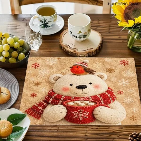 Салфетка сервировочная Полиэфирное волокно 32x42см, 1шт.