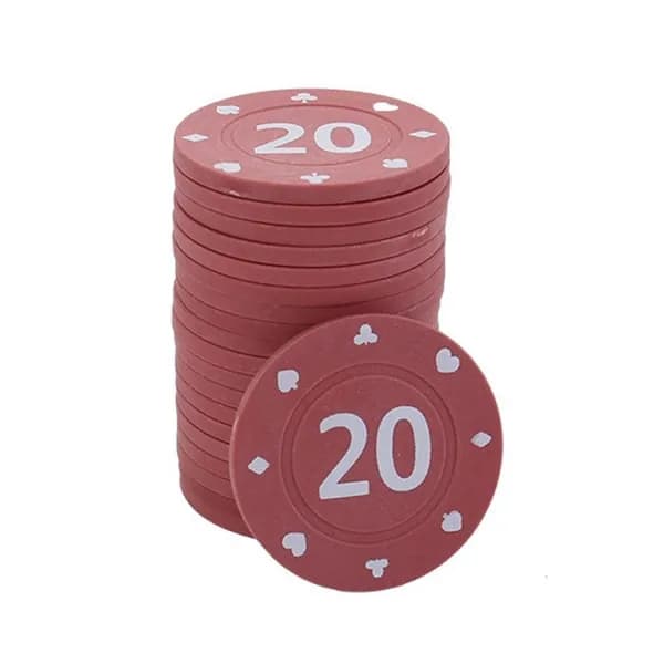 Набор из 100 фишек для покера, 20