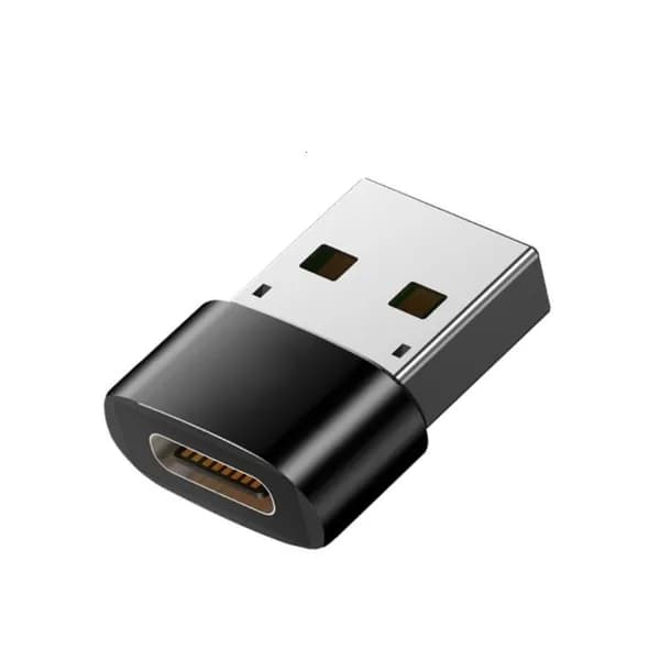 Переходник USB-C на USB, Черный - USB2.0
