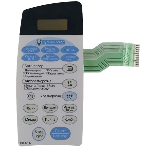 LG 3506W1A415C Сенсорная панель управления СВЧ печи MH-6343C