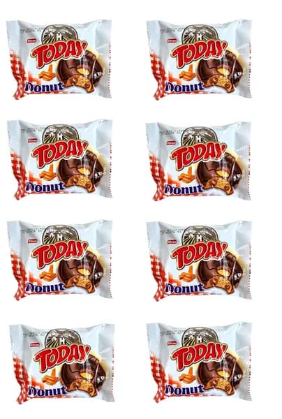Elvan Today Donut пончик с карамелью, 8 уп