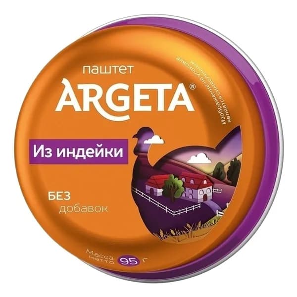 Паштет из мяса индейки Argeta 95 г