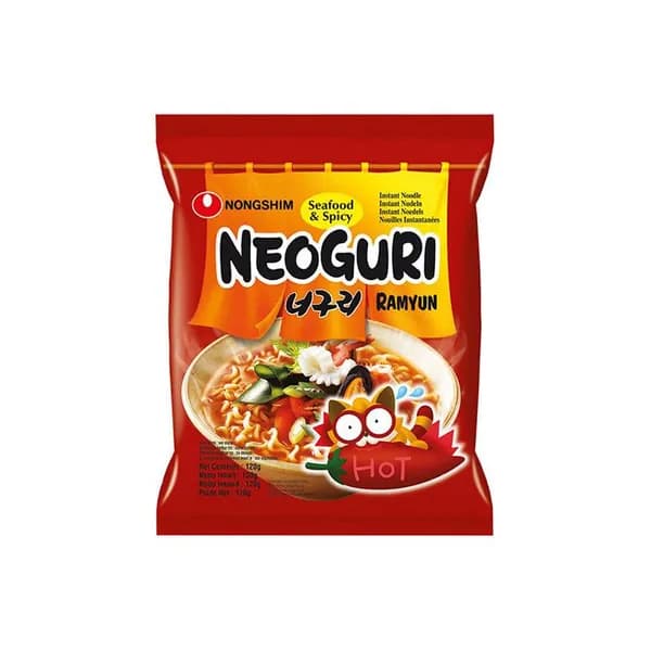 Nongshim Лапша быстрого приготовления Неогури Hot острая, 120 г