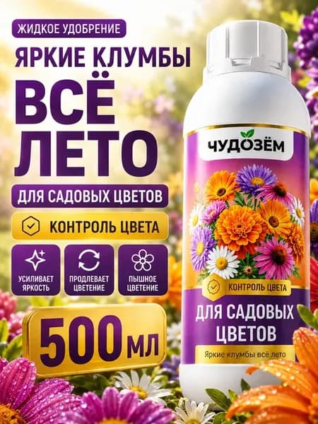 Удобрение для садовых цветов 0.5 л