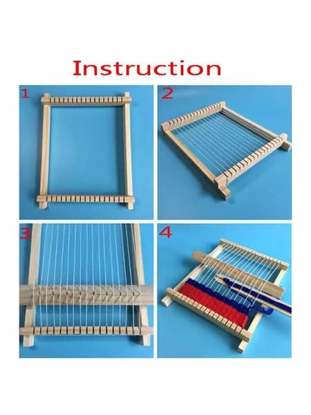 Детский ткацкий станок DIY