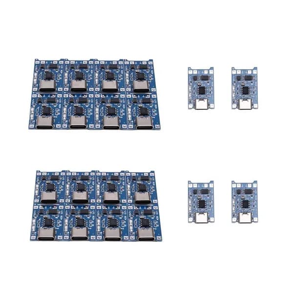 TP4056: Зарядной модуль 5V / "Type-C", с защитой батареи, 20 шт.