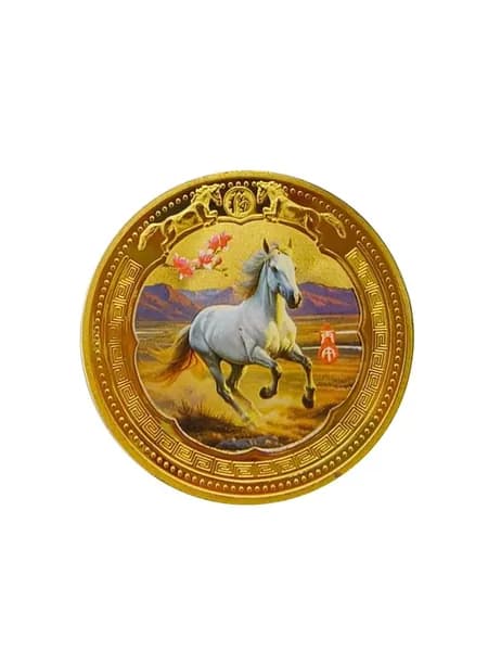 Год лошади памятная монета