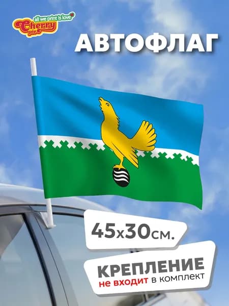 Флаг 45x30 Пыть-Ях (ХМАО-Югра)