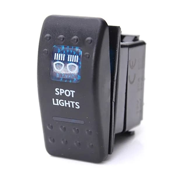Переключатель ARB Carling с двойной подсветкой "LED", SPST ON-OFF 12/24V, 5 контактов / 20A(12V)/10A(24V), CE.