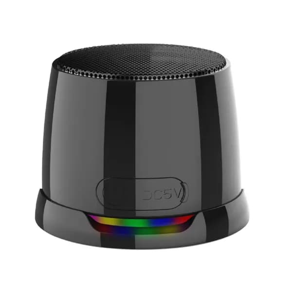 Высококачественный мини-портативный магнитный динамик Bluetooth, маленькая стальная пушка, многофункциональный-черный