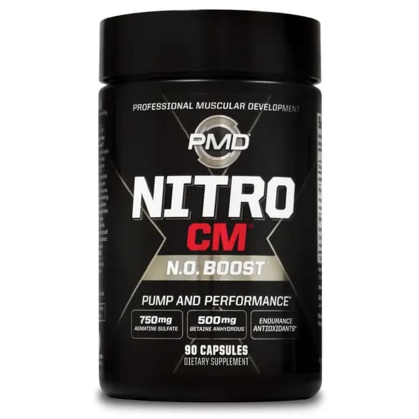 PMD Sports Nitro CM оксид азота с добавкой Agmatine перед тренировкой - рост мышц
