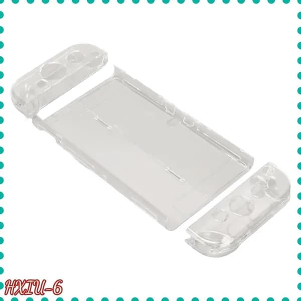 Прозрачный чехол для игровой консоли, ударопрочный, для Nintendo Switch OLED 2021