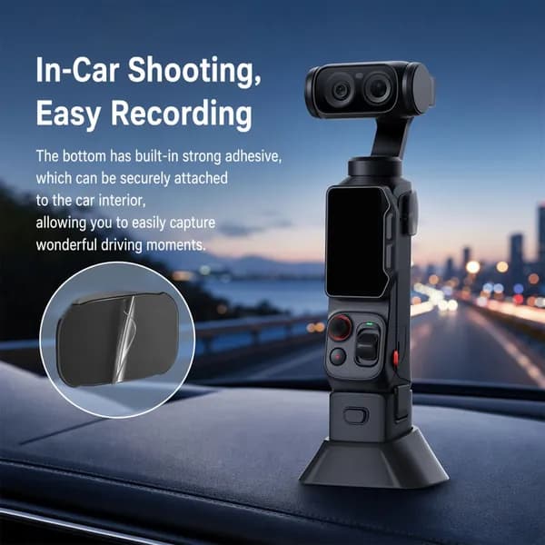 Силиконовое основание для Insta360 Luna Ultra с антискольжением и креплением