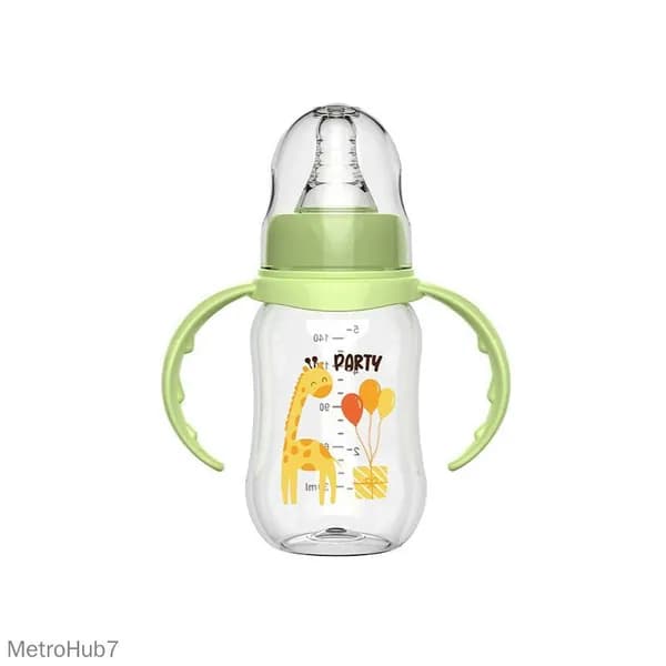 Бутылочка для кормления с ручками 140/180/240мл, антиколиковая, для новорожденных и грудничков