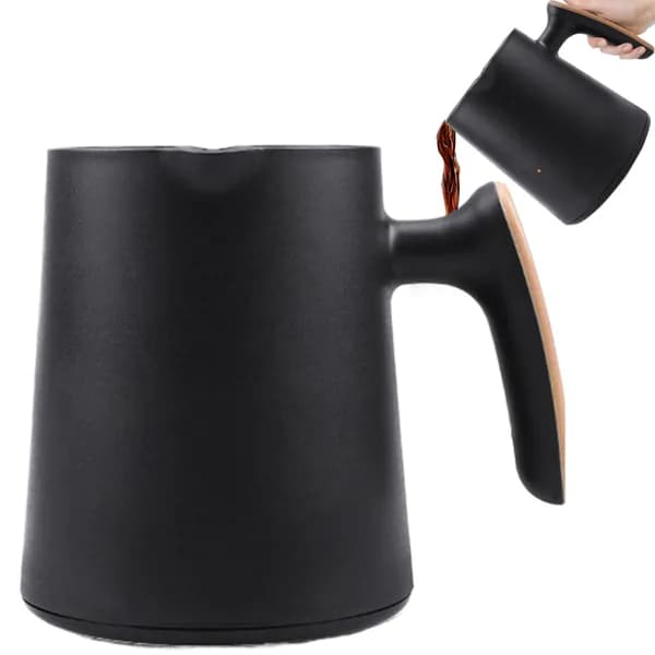 milochic Электрический чайник Hot Turkish Coffee Pot, черный