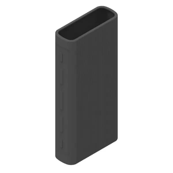 (1 шт.) Силиконовый чехол для Xiaomi Power Bank 3 20000 mAh (Pro) - черный