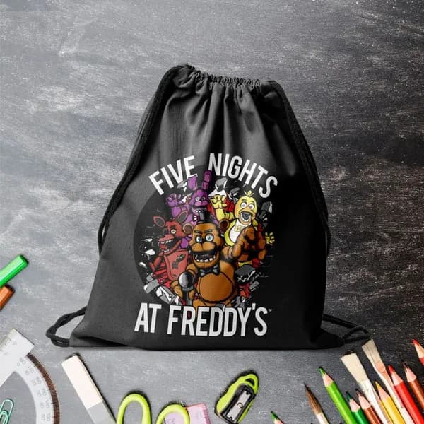 Мешок для сменной обуви школьный Fnaf 1