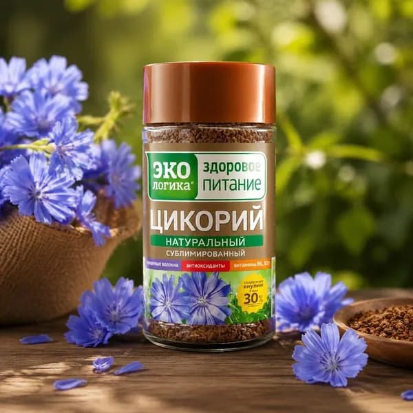 Цикорий Экологика без добавок в банке, 85 грамм 1 штука