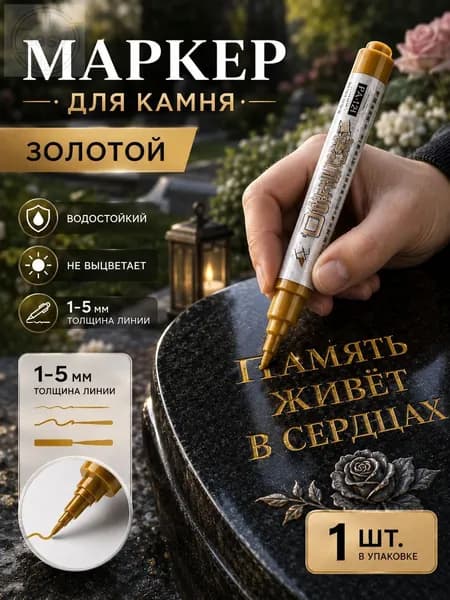 Маркер, толщина: 2.5 мм, 1 шт.