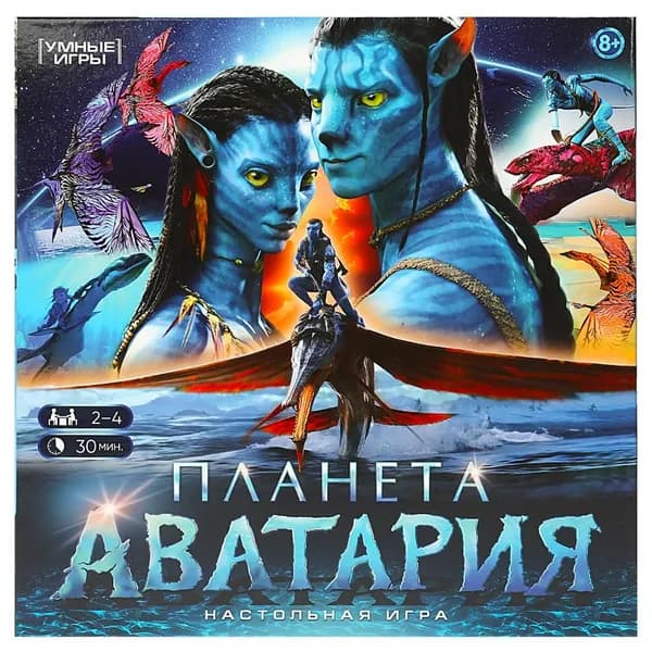 Настольная игра-ходилка Планета Аватария, премиум, 40 карточек.